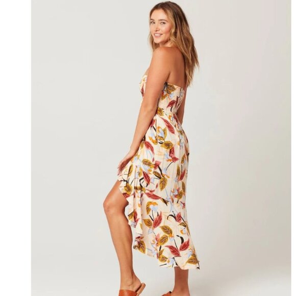 NWT L*Space Caitlin Aloha Paradise Beach /Swim Cover Up Dress Size XS - Picture 3 of 14